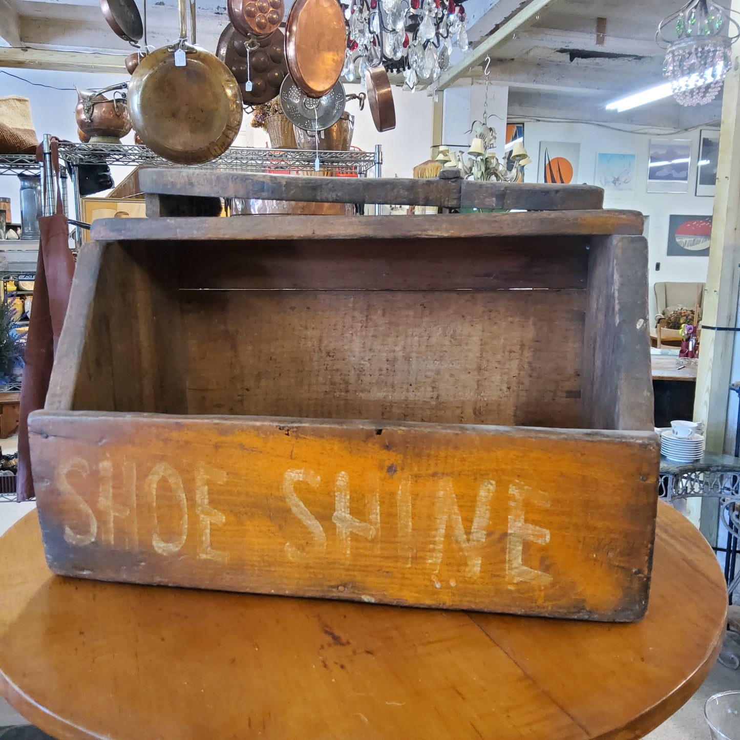 Primitive Shoe Shine Box