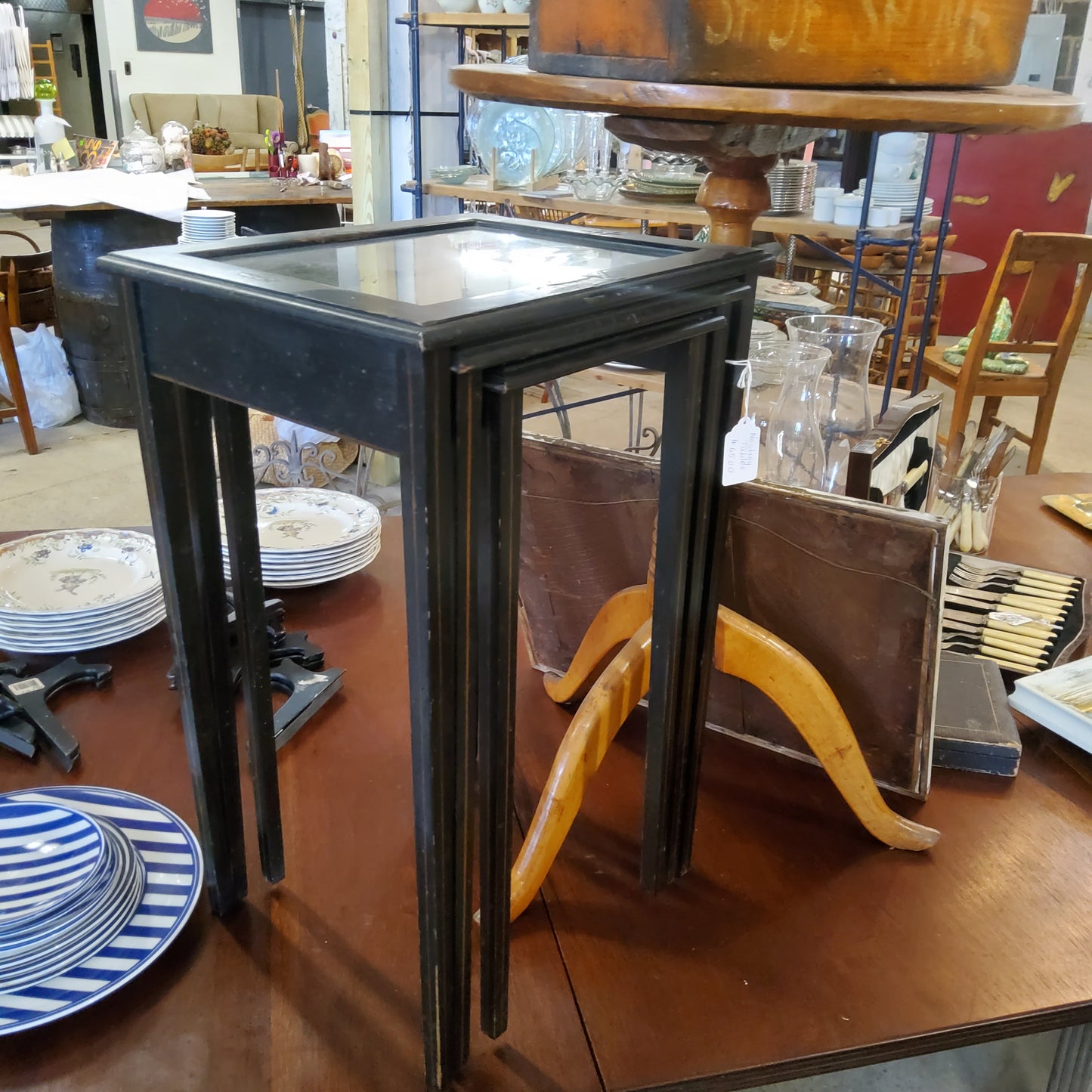 Vintage 20th C Nesting Tables – The Distillery Collective